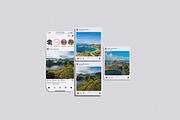 High Quality Instagram Mockup, an Advertising Mockup by Afif_studio (Thumbnail 2 of 5)