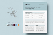 Standard Operating Procedure, SOP, a Stationery Template by Niofix (Thumbnail 2 of 6)