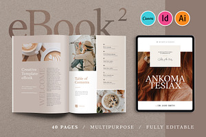 Canva EBook Template / INDD / EPS V2