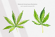 Cosmetic Ingredients Watercolor set, a Healthcare Illustration by Volha Studio (Thumbnail 7 of 19)