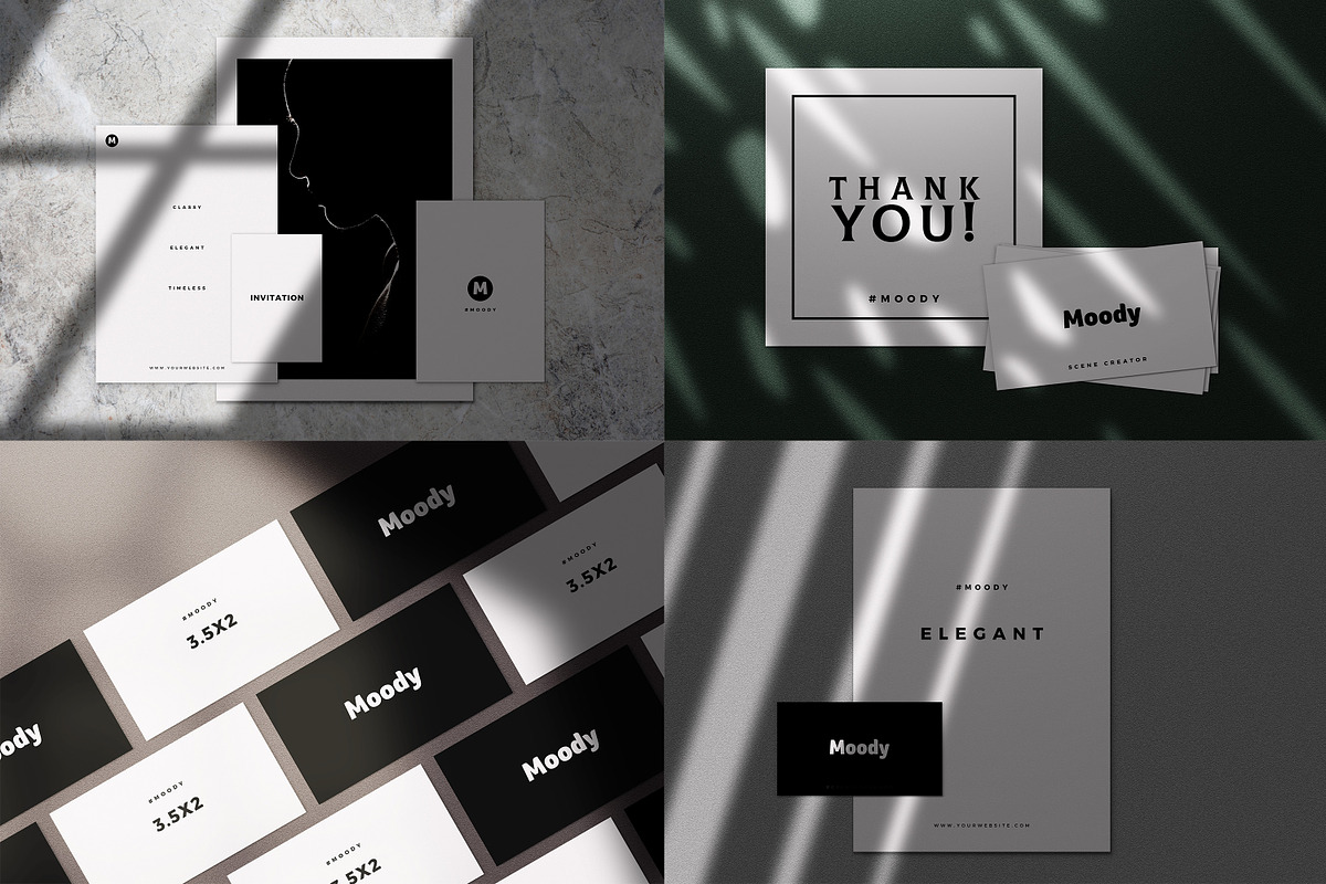 Huge Moody Shadow Bundle, a Books & Magazine Mockup by AndrewPixel (Photo 19 of 30)