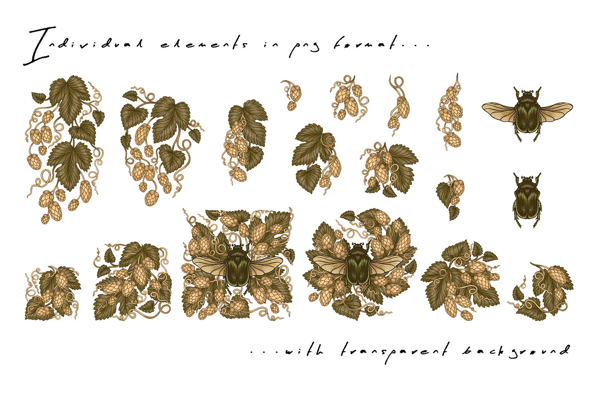 RICH HARVEST — Botanical Patterns, a Decorative Illustration by Liiafis (Photo 7 of 17)