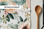 Kitchen Towel Flat Lay Mockup (PSD), a Household Mockup by 1001 mockups (Thumbnail 4 of 5)