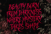 Veirwrath Borngrave - Haunted Beauty, a Handwritten Font by HypeWorksCo (Thumbnail 10 of 12)