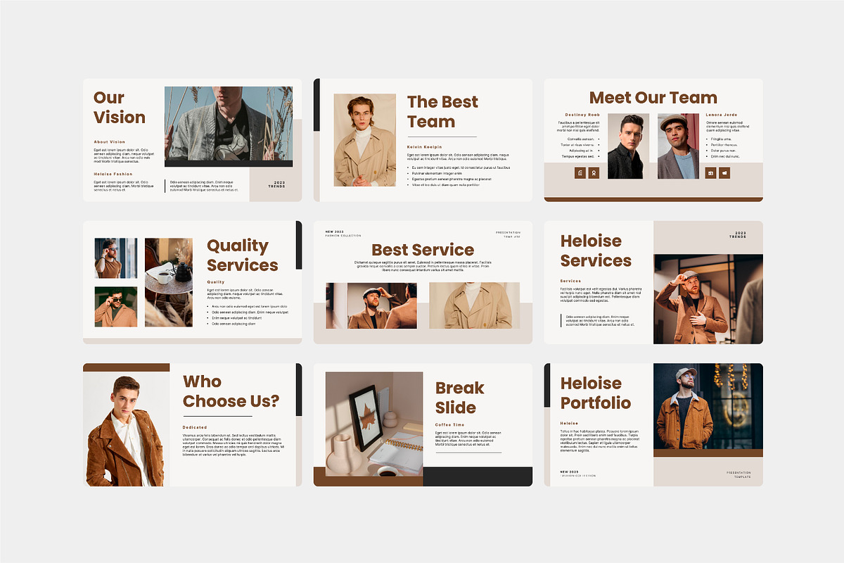 Heloise Fashion Keynote Presentation, a Presentation Template by Kren Studio (Photo 5 of 10)