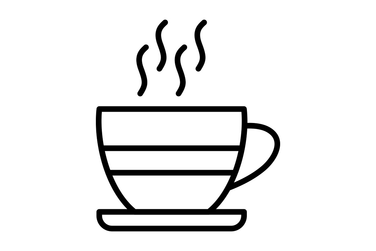 Coffee Cup Line Icon, an Icon by Pexelpy