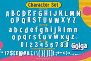 Golga - Unique Bold Display Font, a Sans Serif Font by Gassstype (Thumbnail 8 of 8)