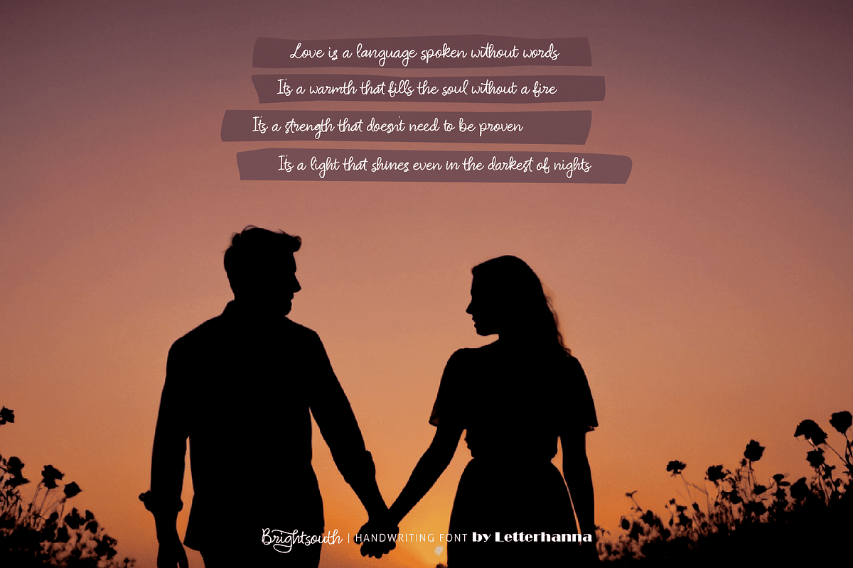 Brightsouth Font, a Handwritten Font by Letterhanna Studio (Photo 4 of 20)