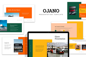 Ojana : Automotive Powerpoint, a Presentation Template by Punkl Camp