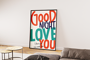 Bedroom Poster Wall Art Prints, an Object Graphic by digitalsbydepi (Thumbnail 5 of 8)