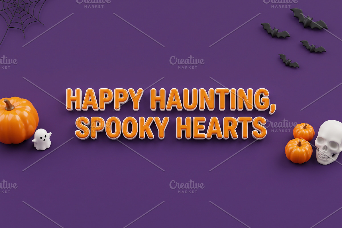 3D Typography with Pumpkins, Ghosts, a Holiday Photo by hkmonir (Photo 9 of 11)