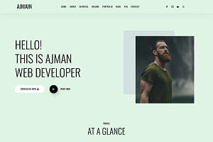 Ajman – Portfolio WordPress Theme, a WordPress Template by Themesvila
