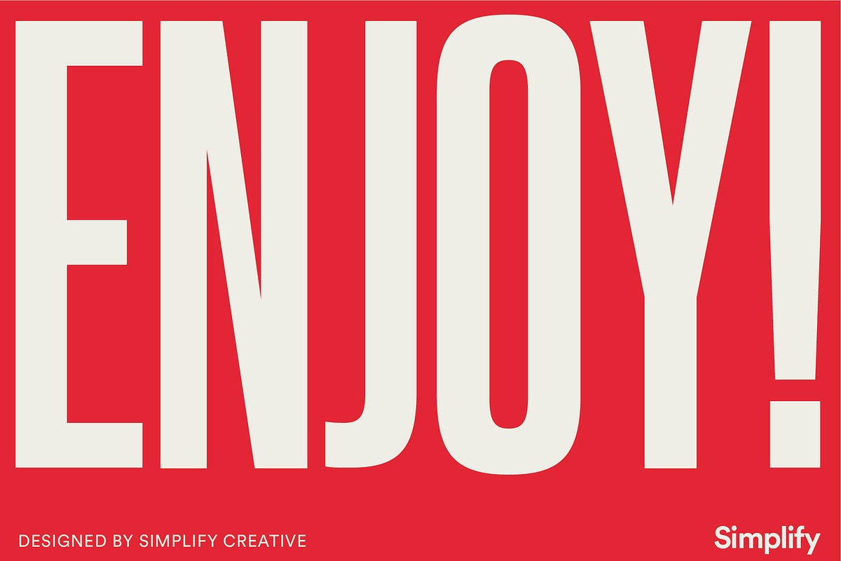 Monohaus - Tall Display Font, a Font by Simplify Creative (Photo 9 of 9)