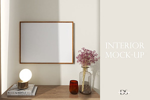 Mockup frame for wall art, a Print Template by DSTUDIO888