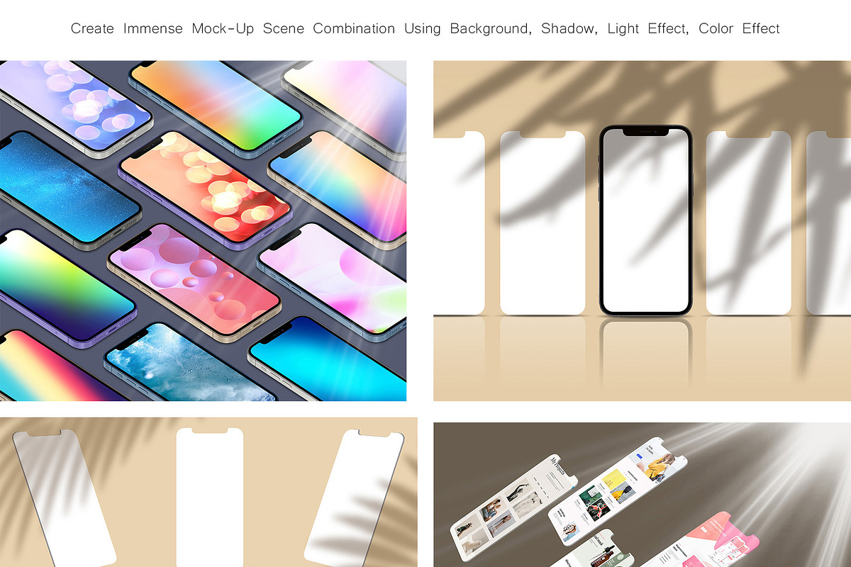 ALL 3D iPHONE MOCK-UP BUNDLE VOL-6, an iPhone Mockup by Graphicsworld125 (Photo 7 of 21)