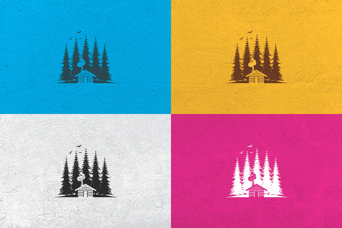 Pine Cabin Logo template, a Templates & Theme by Maximum Designstudio (Photo 2 of 2)