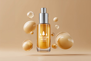 Elegant cosmetic product mockup, a Packaging Mockup by OSORIOartist