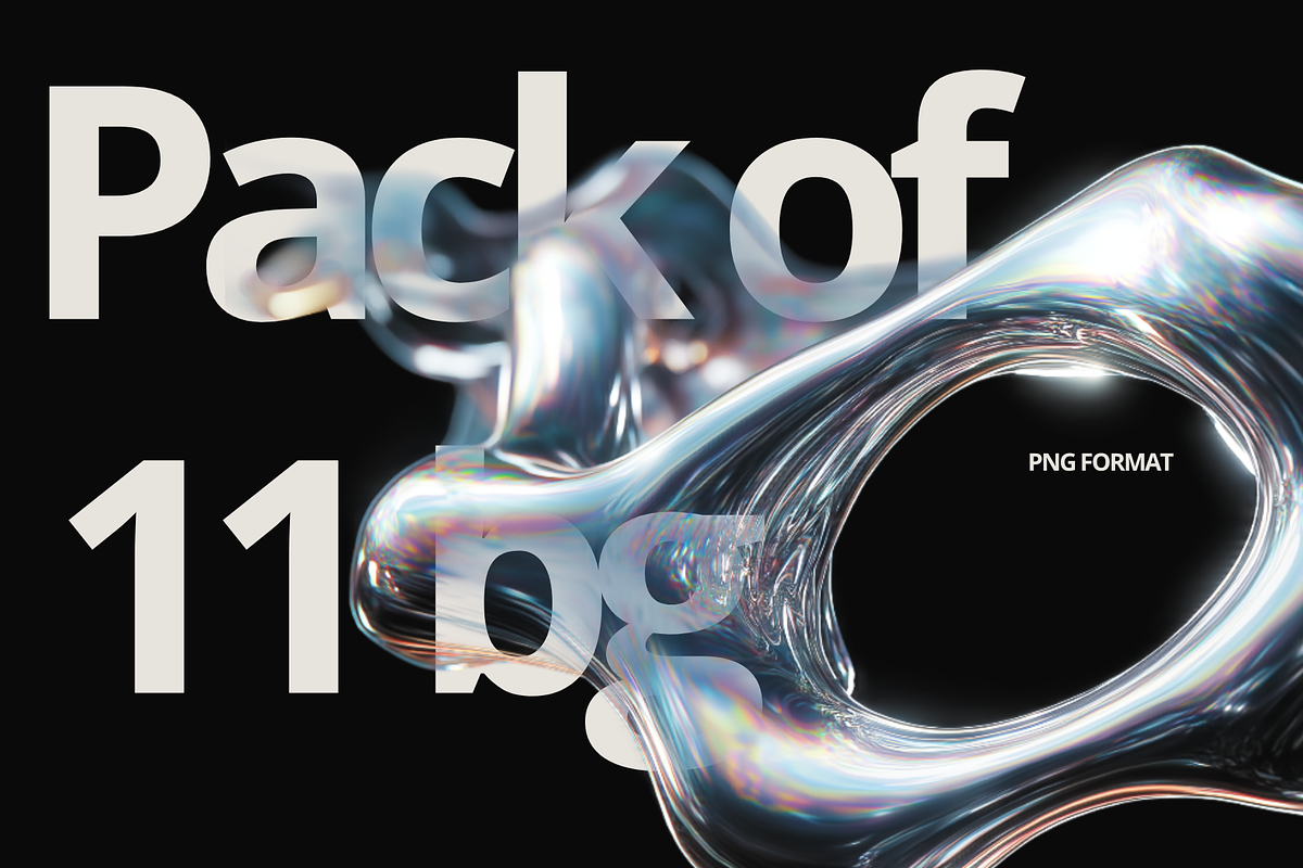 Pack Chrome Y2K Abstract Backgrounds, a Background Graphic by THE PIGGEST (Photo 2 of 11)