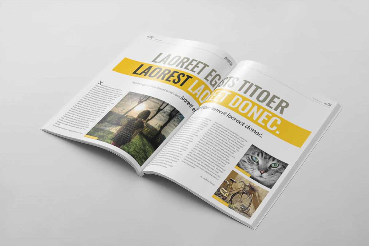Magazine Template 54, a Magazine Template by pmvch (Photo 6 of 18)