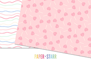 Pastel Valentines Day Patterns, a Pattern Graphic by Paper Starr Studio (Thumbnail 3 of 7)