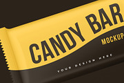 Candy Bar Wrapper Mockup, a Packaging Mockup by Medialoot (Thumbnail 2 of 4)