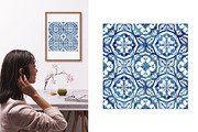 Portuguese Tiles Pattern Collection, a Pattern Graphic by Anna Design Studio (Thumbnail 12 of 17)