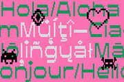 Motoko Pixel Typeface, a Sans Serif Font by YockMercado (Thumbnail 6 of 8)