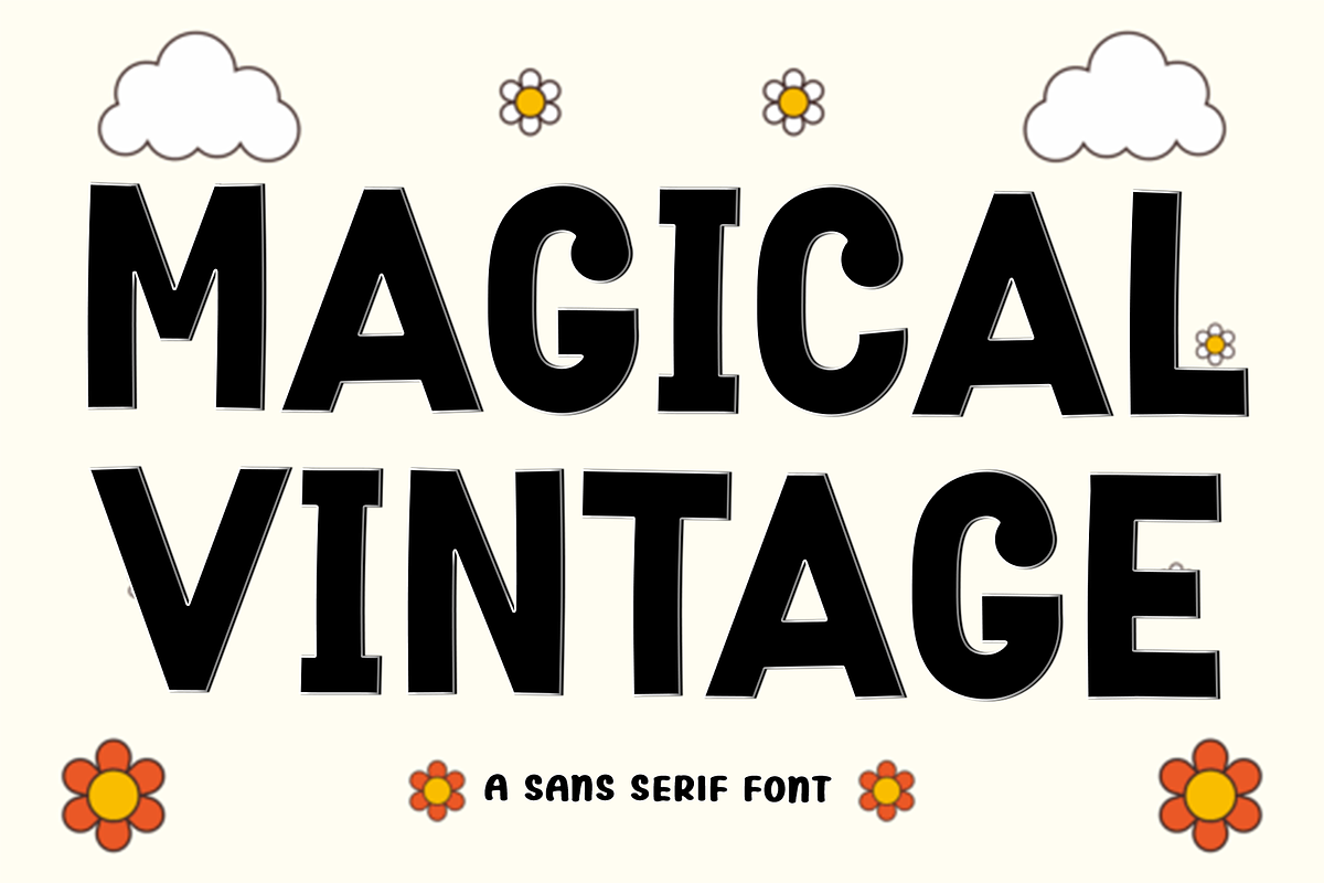 Magical Vintage, a Script Font by FreshTypeINK (Photo 1 of 8)
