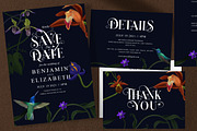 Dark Wedding Invitation Templates, an Invitation Template by vatesdesign (Thumbnail 5 of 5)