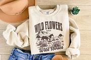 Wild Horses Wildflowers PNG, an Illustration by SharpMarketplace (Thumbnail 4 of 9)