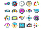 Car dashboard speed and level gauge, an Object Graphic by pikepicture (Thumbnail 2 of 3)