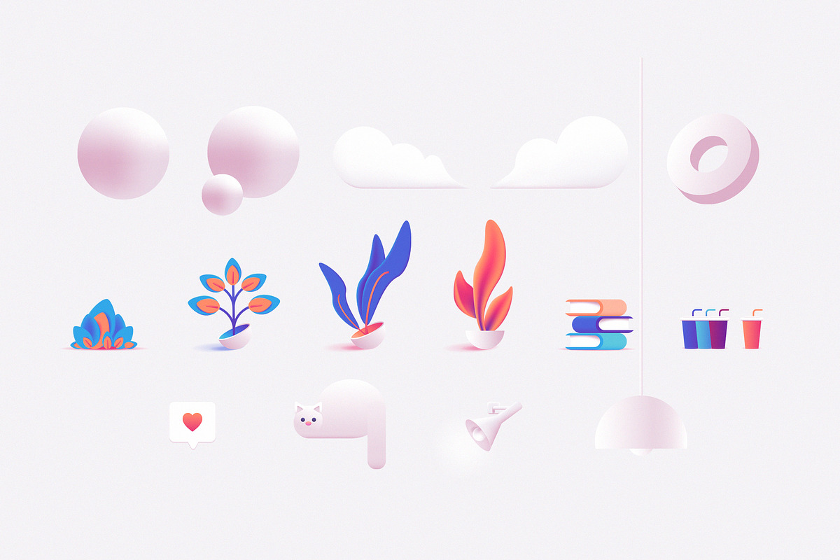 3D Toolkit-UI Elements Scene Creator, an UI Kit Template by Polar Vectors (Photo 12 of 15)