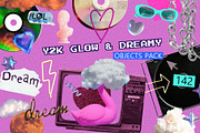 Y2K Glow & Dreamy Objects Pack, an Object Graphic by Anzhelika (Thumbnail 1 of 10)