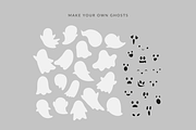 Cute Ghost Clipart PNG Halloween, an Object Graphic by Lucie Sindelkova (Thumbnail 4 of 9)