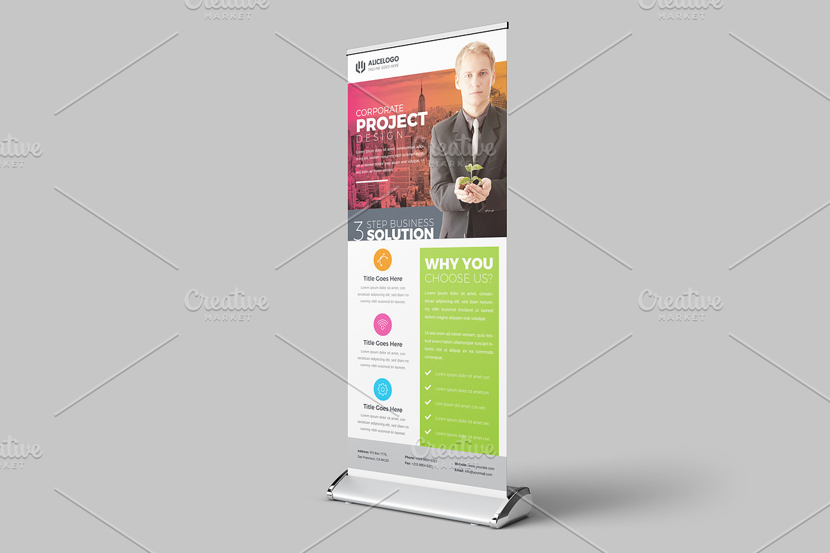 Roll Up Banner, a Flyer Template by Alice_s (Photo 2 of 3)