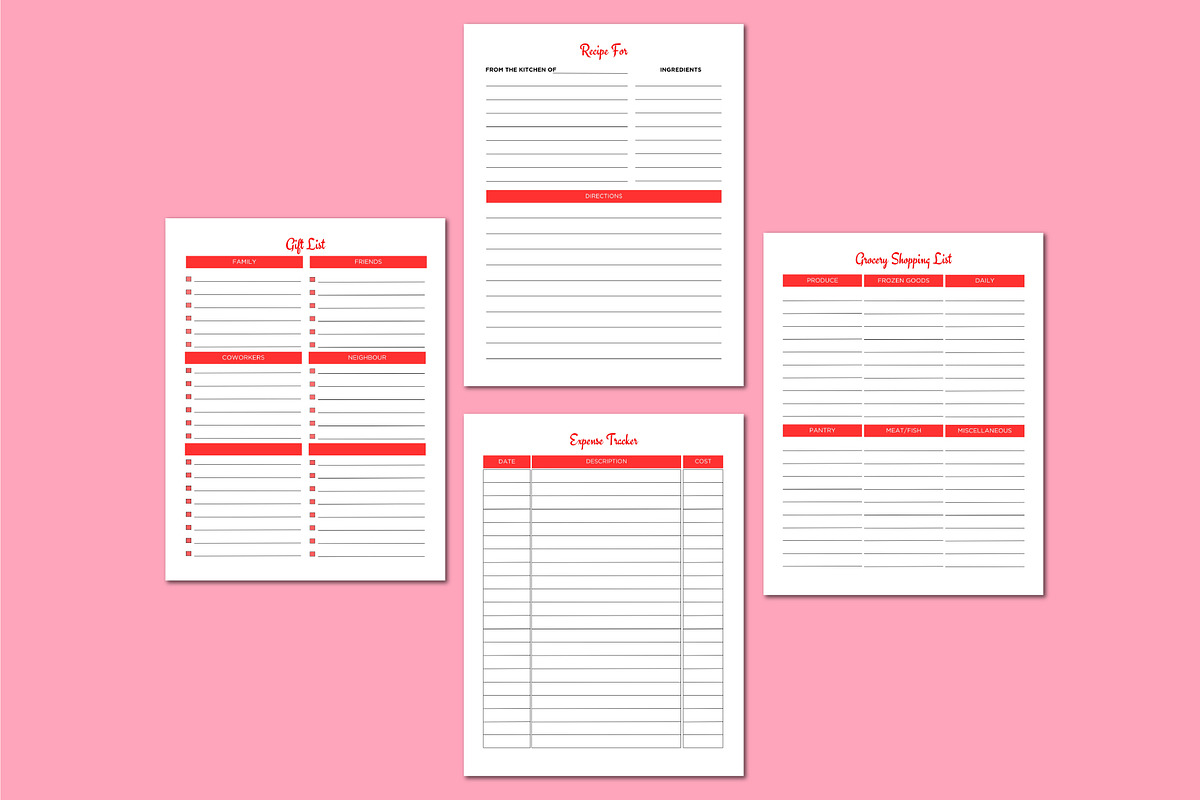 2026 Christmas Organizer, a Stationery Template by Shumaya (Photo 3 of 4)