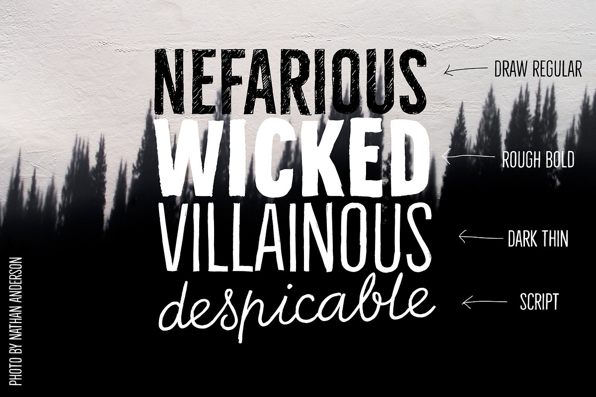 Bellfort Draw - 13 fonts preview 6