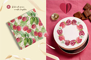Raspberry. Watercolor Clip Art, a Food Illustration by Farida Bik (Thumbnail 5 of 11)