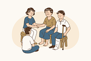 Kindness in Action Illustration, an Object Graphic by Jump Studio (Thumbnail 3 of 12)