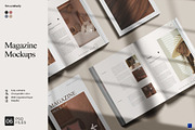 Magazine Mockups, a Books & Magazine Mockup by Sweetdady (Thumbnail 1 of 12)