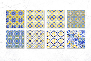 Portuguese Tiles Digital Papers