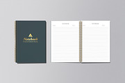 A4 Spiral Notebook Mockup, a Print Template by graphicsecond (Thumbnail 7 of 16)