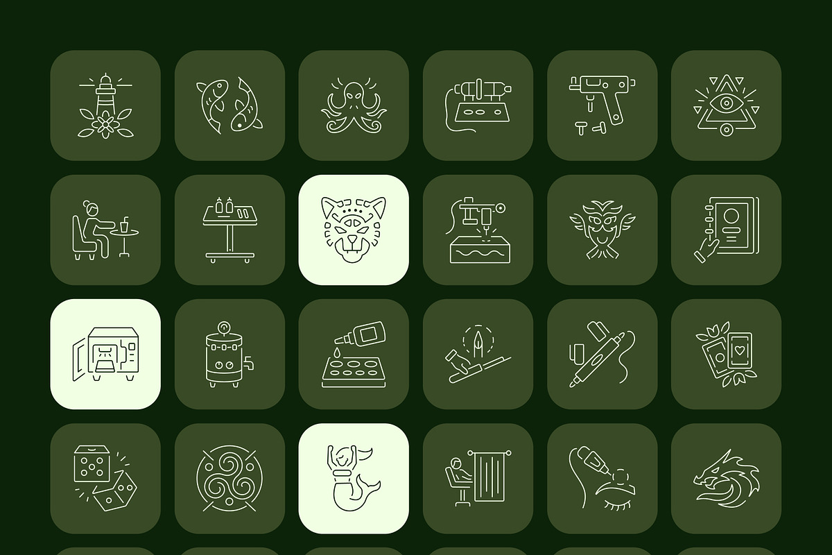 1390 Cultural and Historical Icons, an Outline Icon by Prosymbols (Photo 23 of 25)
