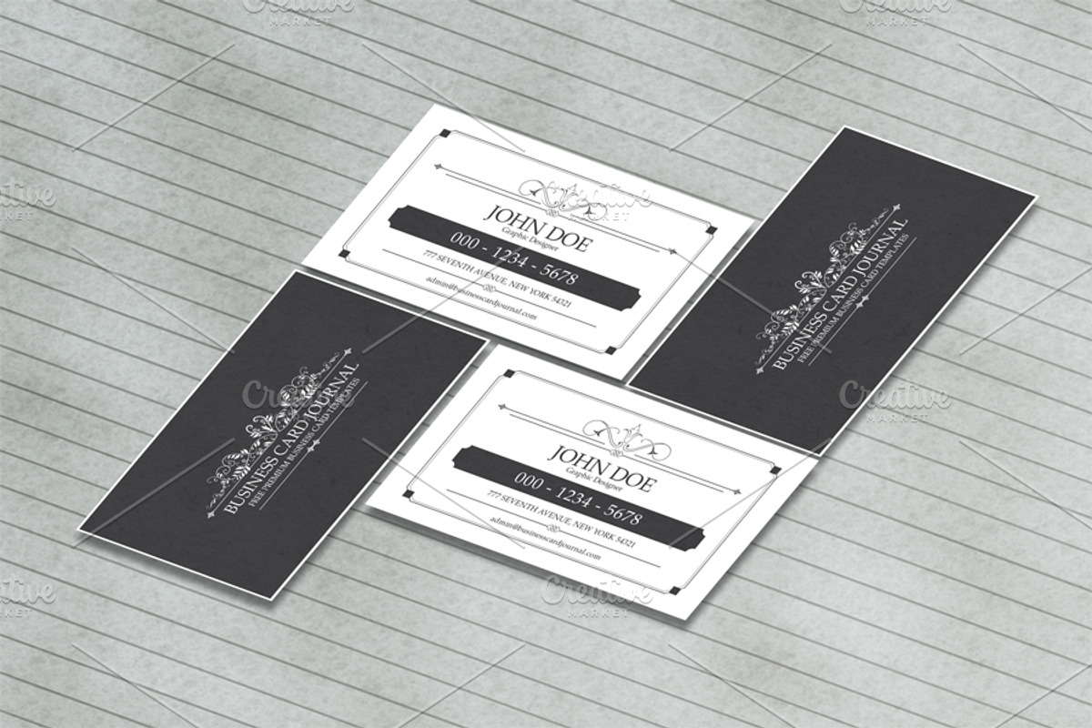 Business Card Mock-up, a Print Template by RgraphicsDesign (Photo 4 of 5)