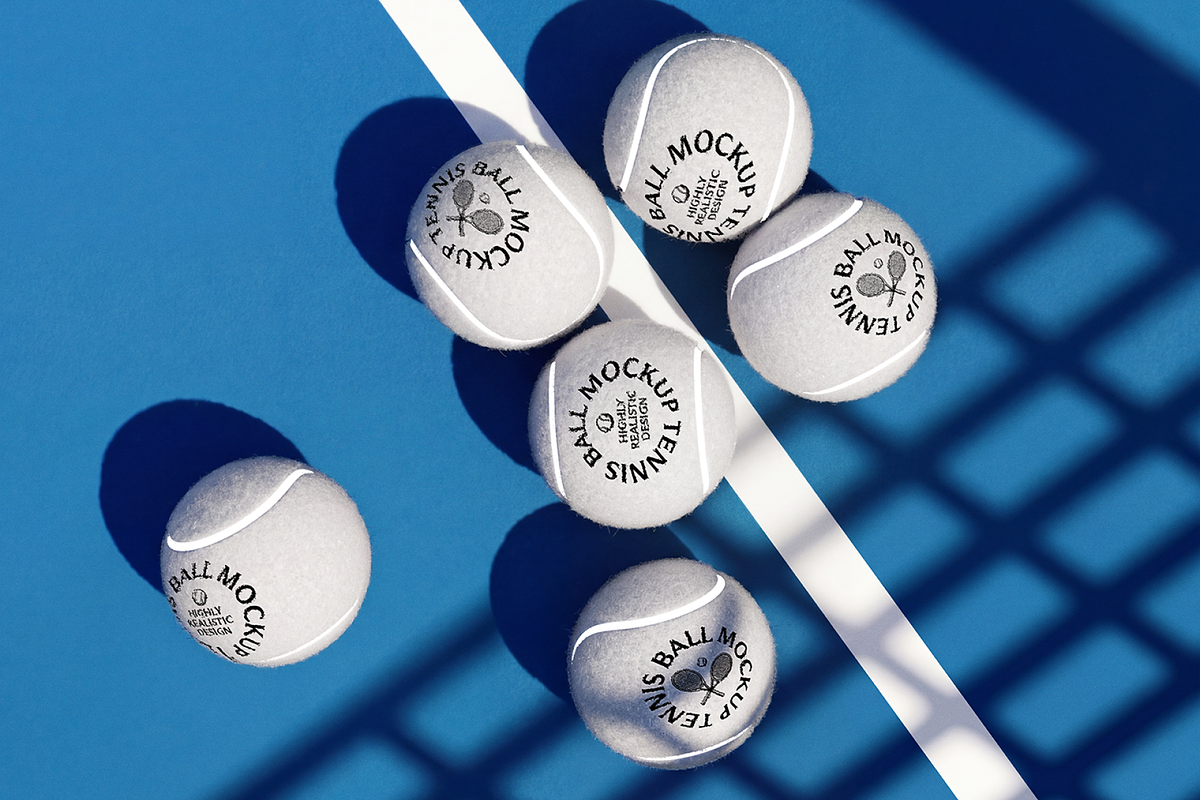 Tennis Ball Mockup, a Mockup by PopotLane (Photo 2 of 4)