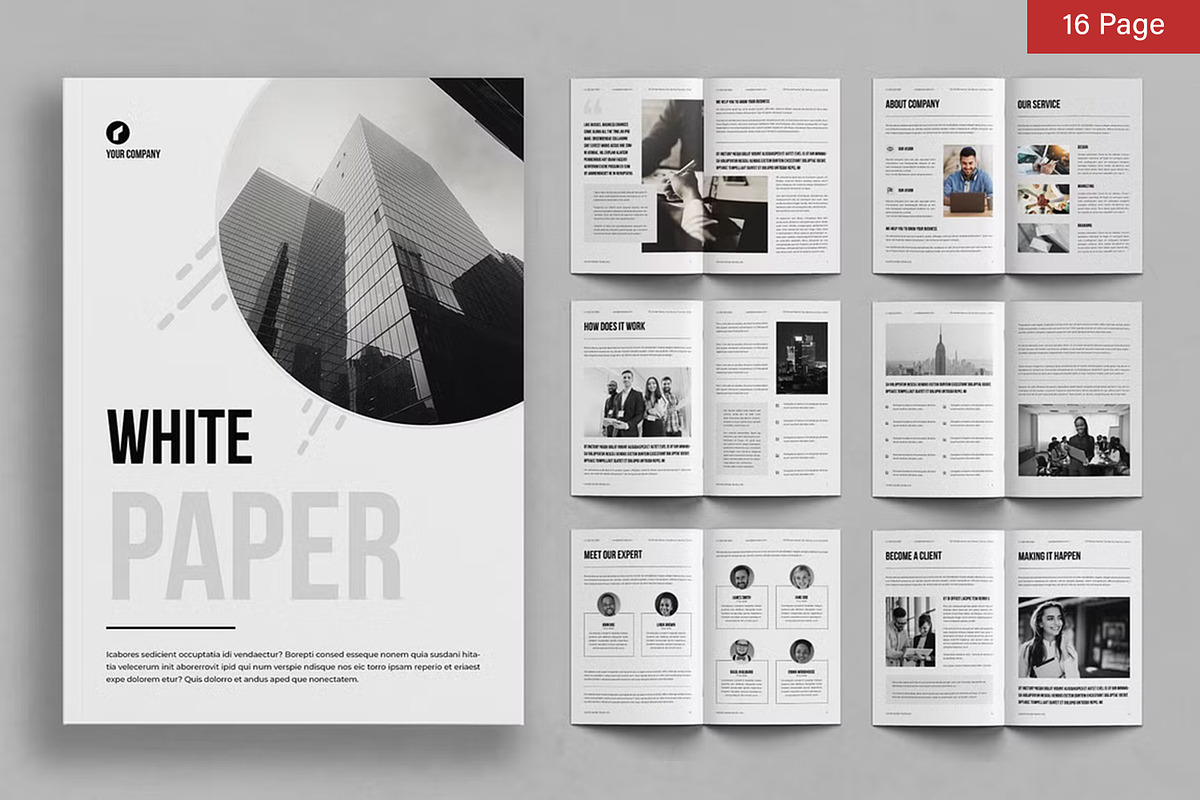 White Paper Bundle, a Brochure Template by ContestDesign (Photo 20 of 30)