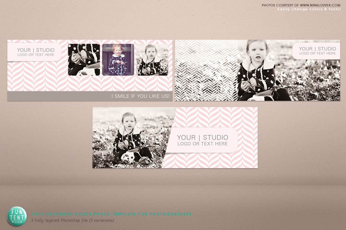 3 Chic Facebook Timeline Cover psd, a Presentation Template by FUN TENT DESIGN