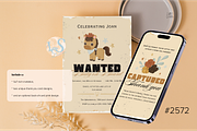 Western Horse Baby Shower Invitation, an Invitation Template by Little Creative Scribbles (Thumbnail 3 of 7)