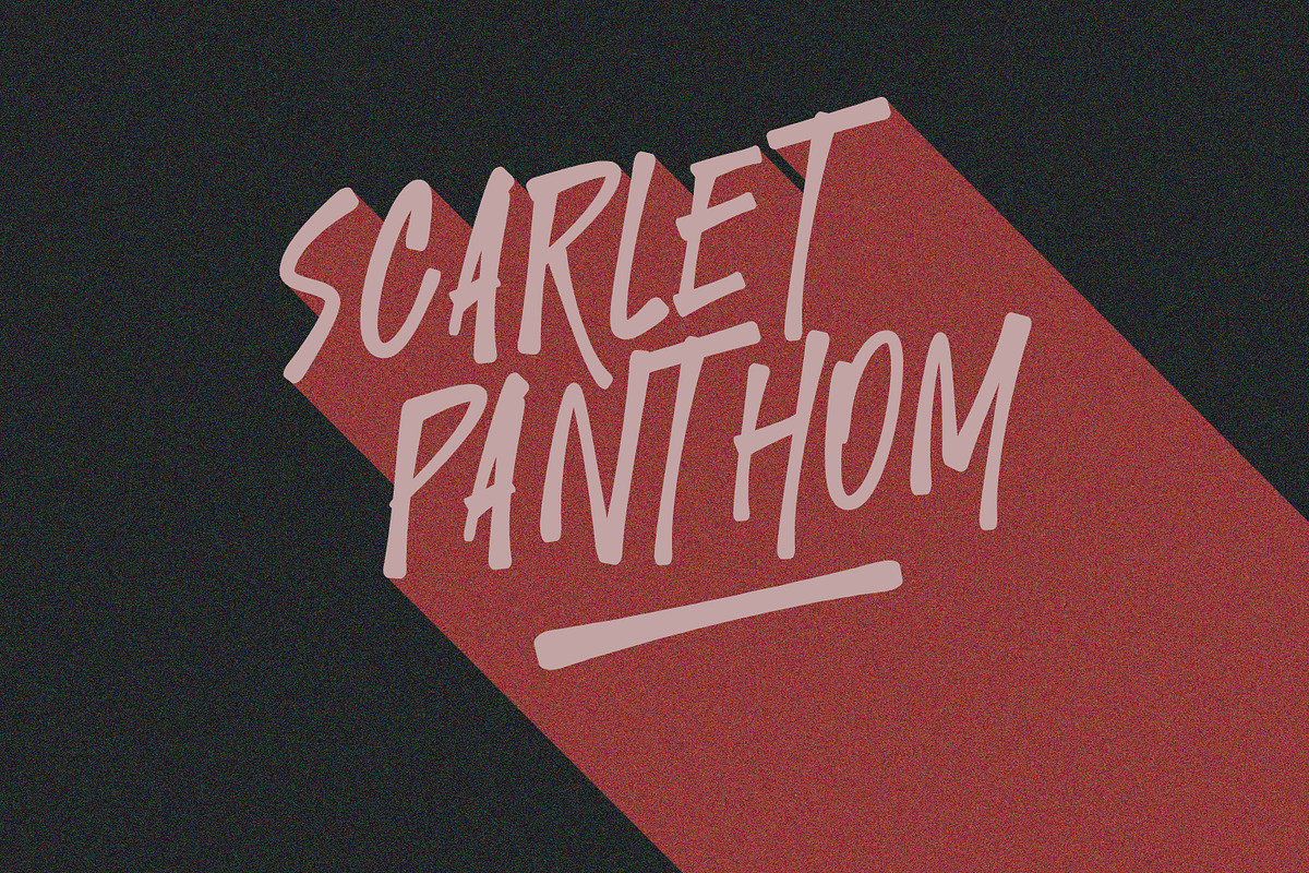 Twicked Panther Dynamic Handpainted, a Handwritten Font by Maulana Creative (Photo 5 of 7)