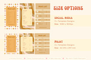 Retro Price List Templates, a Card Template by Hell Yeah Designs (Thumbnail 6 of 6)